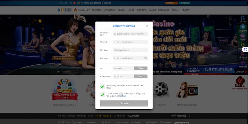 Đăng ký Kubet: Hướng dẫn chi tiết dành cho cược thủ 2025 3 Hướng dẫn đăng ký bằng hai cách